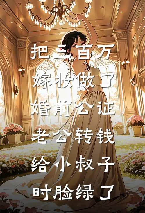 把三百万嫁妆做了婚前公证，老公转钱给小叔子时脸绿了