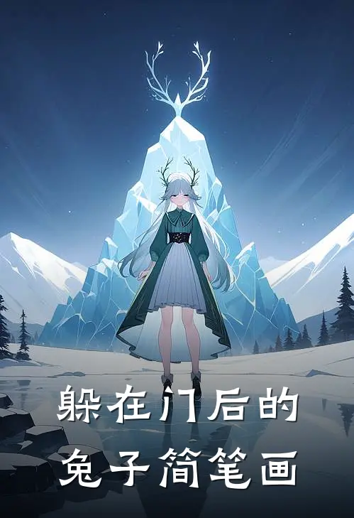 躲在门后的兔子简笔画